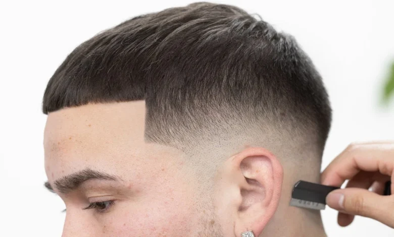 Mid Drop Fade