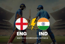 India National Cricket Team vs England Cricket Team Match Scorecard