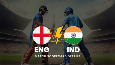 India National Cricket Team vs England Cricket Team Match Scorecard