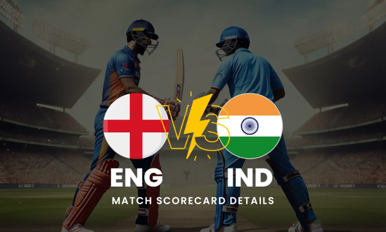 India National Cricket Team vs England Cricket Team Match Scorecard