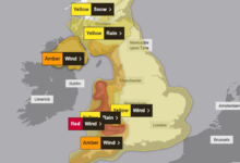 Storm Darragh Weather Warnings