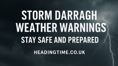 Storm Darragh Weather Warnings