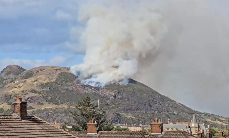 Arthurs Seat Fire