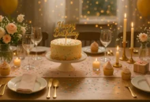 Decorate a Birthday Table